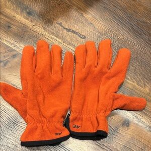 American Eagle Outfitters Bright Orange Gloves